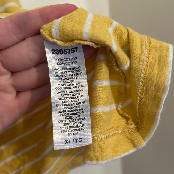 Pink Tartan Yellow Striped Women's Top - Picture 3 of 5